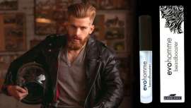 Beardbooster, da EvoHomme, liberta o teu espírito e enche e recupera as sobrancelhas, o bigode e a barba mais masculina, também suaviza e disciplina