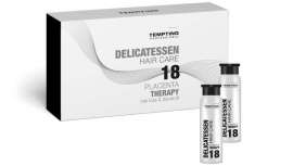  La línea Delicatessen, de Tempting, incorpora Placenta Therapy hair loss & dandruff, un tratamiento shock dos en uno desarrollado para evitar la caída del cabello y combatir la caspa