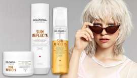La gama Dualsenses Sun Reflects, de Goldwell, protege el cabello de la deshidratación y la pérdida de color resultado de la sobreexposición solar