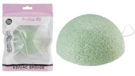 Ideal para profissionais de estética e beleza, a esponja Konjac de aloe vera natural que Pollié apresenta é ideal para a limpeza de todos os tipos de pele, sem necessidade de sabão. Biodegradável, equilibra o pH