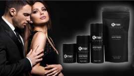 KMax son las fibras capilares que ocultan la pérdida del cabello en hombres y mujeres de una manera cómoda, eficaz e imperceptible