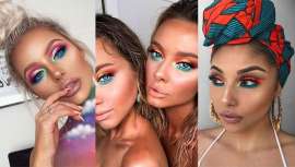 Con doble ene (la ene de nude y la ene de neón), así se dibujan los ojos de la temporada, con un makeup que revisa los cánones clásicos en cuanto a líneas y combinaciones posibles e imposibles, para deleite de instagramers