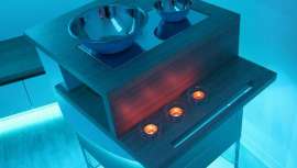 De atractivo diseño, este trolley cubre todas las necesidades de los operadores del sector belleza