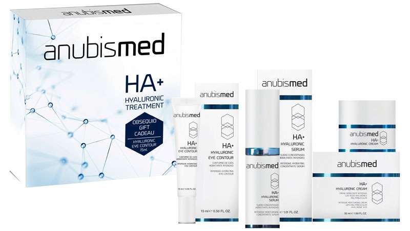 Hidrata y rejuvenece la piel con el nuevo pack Anubismed: HA+ Hyaluronic Treatment