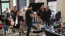 Las secciones correspondientes a los países de Dinamarca, Francia y Alemania acuden a las últimas formaciones de Intercoiffure World Academy en París que anuncia próxima cita