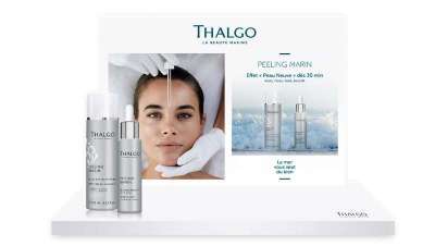 Peeling Marin Thalgo, 1ª linha marinha cosmética efeito New Skin