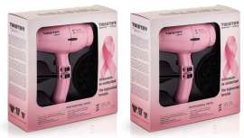 La detección precoz en el cáncer de mama salva muchas vidas. #Súmatealrosa con Salerm Cosmetics y su edición del secador Twister, en rosa