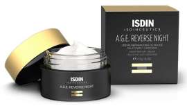 Isdinceutics A.G.E. Reverse Night es una crema de noche, que gracias a la melatonina consigue trabajar durante el descanso para eliminar los resultados de la agresión de los agentes externos a los que la piel se ve sometida durante el día 
