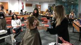 La peluquera rusa ha impartido una formación donde se han aprendido técnicas muy novedosas y poco vistas en nuestro país  