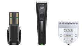 Maior apurado e corte mais reto e nítido, ideal para degradés perfeitos. Assim é a nova Moser Genio Pro Fading Edition que acrescenta à sua função a potência do seu motor, durabilidade e precisão incomparável, entre outras prestações destacadas