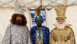 Melchor, Gaspar y Baltasar lucen su imagen más mágica gracias a Cazcarra en la Cabalgata de Reyes 2020 de Barcelona 