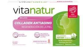 Complemento alimenticio bebible, Vitanatur Collagen Antiaging se ha hecho merecedor por parte de los consumidores del premio a la innovación, siendo escogido como uno de los mejores productos del año