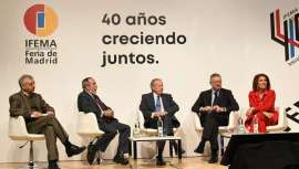 Arranca el año conmemorativo de la Institución con la celebración de la jornada Crónica cuatro décadas de Ifema, que ha contado con la presencia de importantes personalidades, partícipes del gobierno y de la trayectoria de la misma