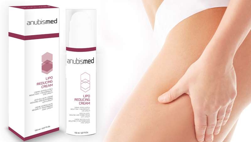 Lipo Reducing Cream, crema corporal anticelulítica, reductora y reafirmante, de Anubismed