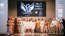 Urbiola Formación riza el rizo y pone al público en pie en las gradas de la pasarela de Fibes Sevilla, en la II edición de Upp the Show, un global de estrellas al servicio de la teoría, la técnica y el saber hacer en la peluquería 