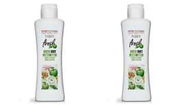 Uma recarga fresca e natural para o cabelo da tua cliente. Tratamento capilar 100% vegano, champô e bálsamo, com até 97% de ingredientes naturais, clinicamente provado e dermatologicamente testado