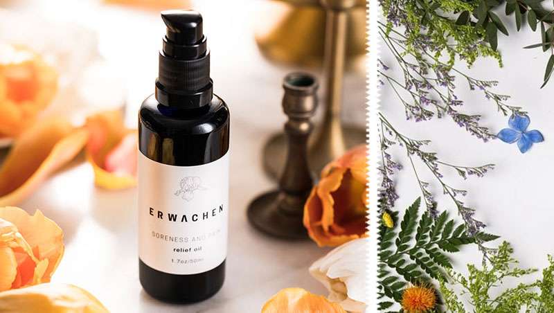 Aceite de masaje Erwachen, energía pura y refinada para cuerpo y mente