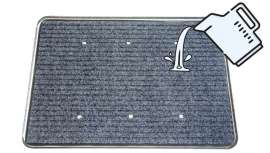 Industrias Oriol nos trae un básico imprescindible en la vuelta a la normalidad y reapertura de salones de peluquería y belleza. Una alfombrilla desinfectante para el calzado, extraplana y muy, muy funcional