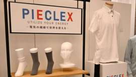 Murata Manufacturing y Teijin Frontier han inventado un tejido, PIECLEX, capaz de utilizar el movimiento para producir pequeñas cantidades de electricidad y destruir así microbios, virus y bacterias