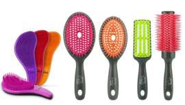 La nueva gama de cepillos Deslía Bright Day sigue los pasos de su predecesor, Deslía Hair Flow redondo, con el que comparte material base y tecnología