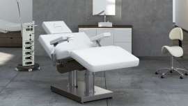 Un 6 en 1, Gharieni 601 se puede utilizar como silla y mesa para tratamientos faciales, pedicuras, manicuras, masajes, maquillaje y aplicaciones de cuidado del cabello