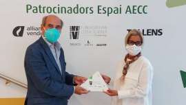 La Fundación VMV Cosmetic Group patrocina con una dotación de 22.990 euros el espacio que tiene la Asociación Española Contra el Cáncer (AECC) en Barcelona con servicios gratuitos de apoyo a enfermos y familias 
