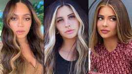 Y lo harán las morenas. Mechas money piece, el aclarado sutil de moda para melenas castañas, Kylie Yenner lo sabe, y las luce a todas horas