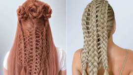 Alemana de 17 años y autodidacta, Milena Diekmann arrasa en la redes con sus trenzas y trenzados 