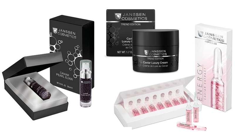 Caviar, el lujo exquisito y resultado de belleza extremo para la piel de Janssen Cosmetics