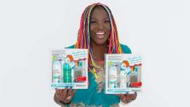 La cantante cubana Lucrecia se ha convertido en la embajadora de la línea Kids&Care de Salerm Cosmetics, el primer tratamiento de cosmética dirigido al público infantil, protección y prevención frente a sorpresas no deseadas 