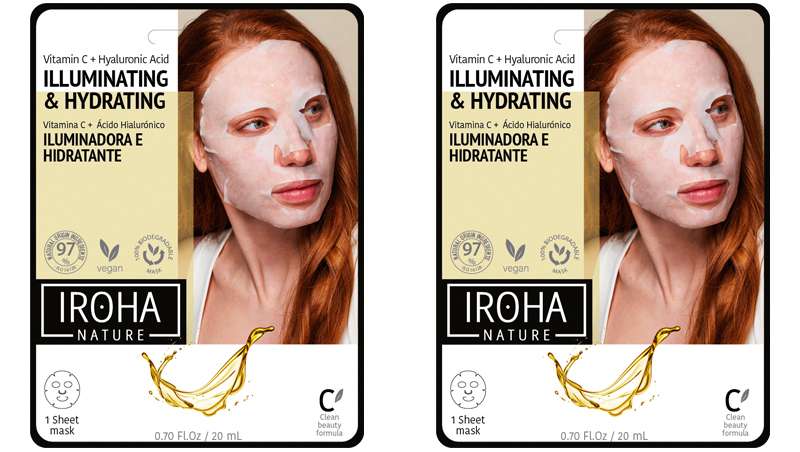 Una mascarilla 100% biodegradable que ilumina como nunca antes, con Vitamina C pura