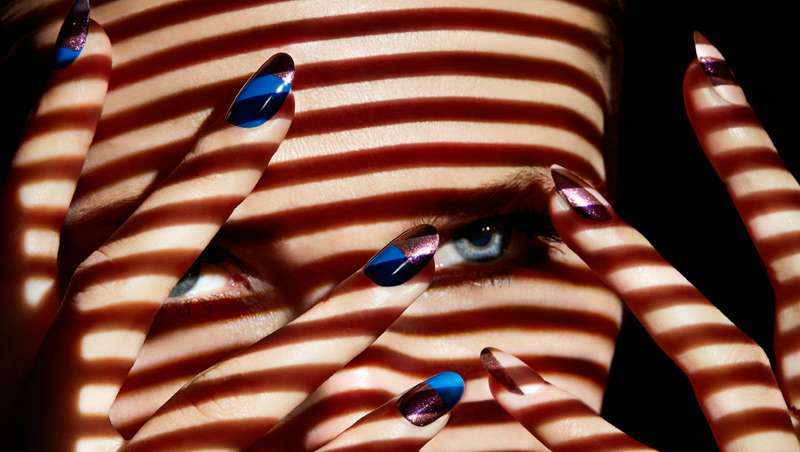 A geometria, ltima tendncia em unhas