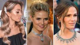 Naturalidad, sobre todo, pero con detalles de mucho glamour y muy sofisticados, ondas, ligeros despeinados, flequillos estratégicamente colocados...