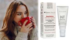 La crema combate las arrugas y apacigua la tirantez y las rojeces al tiempo que nutre intensamente y refuerza la piel