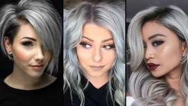 O cinzento e o branco são tendências atuais. Mas com matizes, cortes ad hoc e preferências de penteado que lançam a estes cabelos aos primeiros postos do estilo e que fizeram do prata, medalha de ouro nos cabeleireiros