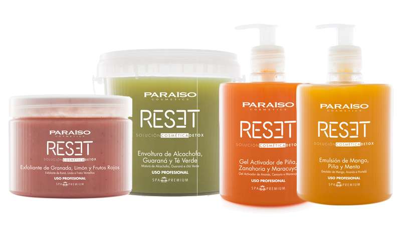 Adelgaza y tonifica, tratamiento corporal Reset de Paraso Cosmetics