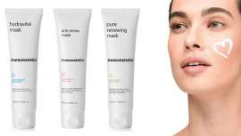 Un trío para enamorar y enamorarse, mascarillas mesoestetic para celebrar el amor comenzando por uno mismo y su propia belleza y juventud 