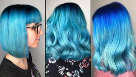 El mar entra de lleno en las tendencias de color para el cabello, imprimiendo un intenso azul al cabello que busca nuevas formas de expresión para mujeres que quieren marcar la diferencia, en consonancia con las nuevas tendencias 