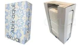 De primera calidad y en un formato de absoluta comodidad, así es la nueva caja dispensadora de toallitas desechables de H2oAkua, siempre pensando en el profesional 
