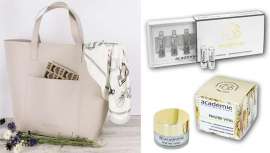 Académie tiene la belleza más bonita y efectiva ahora en una fantástica promoción. ¡Irresistible! Dos de sus productos estrella para una piel resplandeciente, a un precio especial y como obsequio, un preciosísimo Bolso Cabás exclusivo 