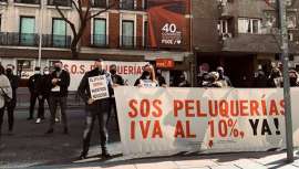Un hecho sin precedentes, califica la Alianza por la bajada del IVA al 10% a la peluquería y estética, en el histórico de protestas de las pymes de cualquier sector de nuestra economía