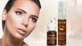 Innovación científica Exel para el fortalecimiento y belleza de cejas y pestañas. Gracias a su tecnología de encapsulación avanzada de liposomas y formato espray, su aplicación es fácil y cómoda, aún más efectiva, y sus resultados, poderosos