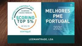 Leemantrade, Lda., comercialización de productos cosméticos, empresa portuguesa con sucursal en Madrid, elegida una de las cinco mejores pymes 2020, demostrando su rendimiento y solidez financiera
