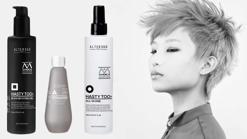 Hasty Too de Alter Ego Italy, novos fixadores que definem o penteado