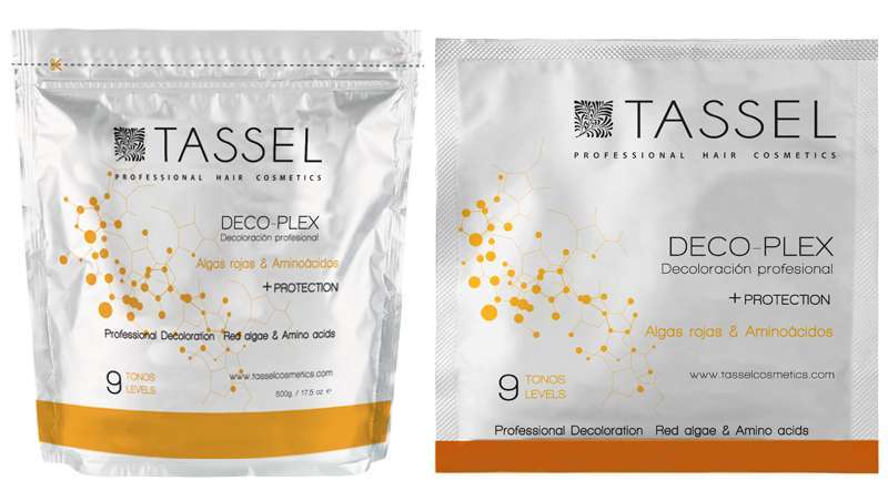 Decoplex, descolorante azul muito fino e compacto de Tassel