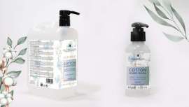 Se trata de Cleybell Cotton Shampoo y Cleybell Hand Wash, cabello y manos  veganos y con el 91% de ingredientes de origen natural, efecto algodón