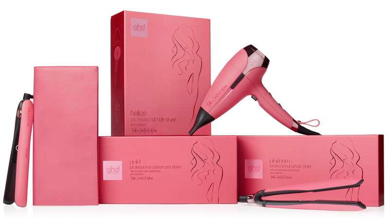 ghd pink Take Control Now, nueva colección y acción en apoyo a la Fundación FERO para la investigación contra el cáncer de mama