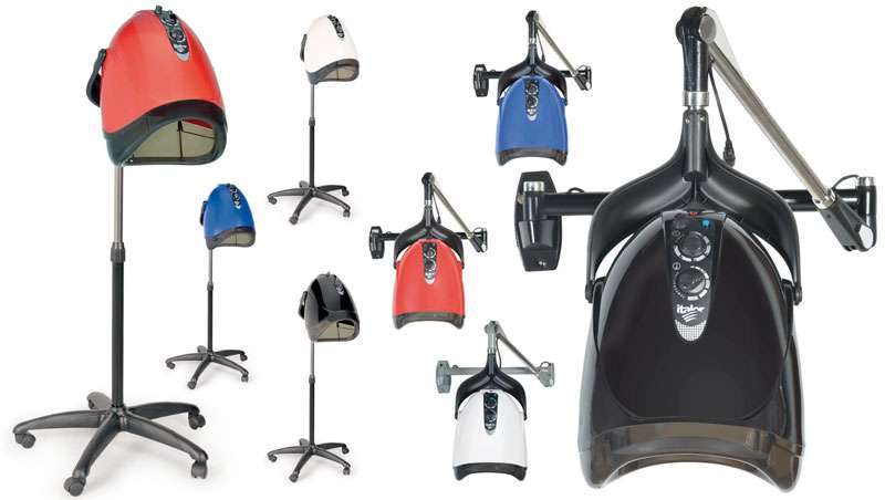 O novo de Perfect Beauty: secadores de casco móveis e aéreos Ionic 3 velocidades