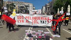 El buzón de Pedro Sánchez en la Moncloa está lleno de cartas de miles de profesionales de la Imagen Personal que reclaman un IVA reducido para sus negocios 