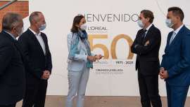 El Grupo LOréal mantiene su nivel de inversión de los últimos ocho años -superior a los 10 millones de euros anuales- en la fábrica de Burgos, en un momento clave para la reactivación económica y social de nuestro país